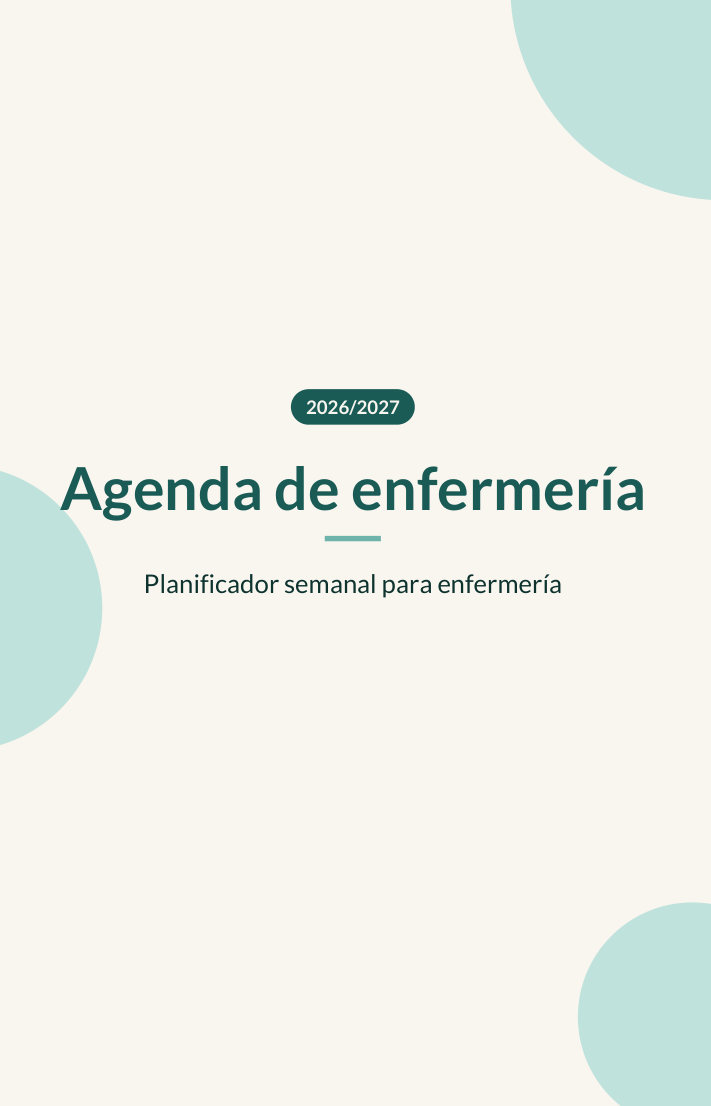 Agenda de enfermería 2026/2027