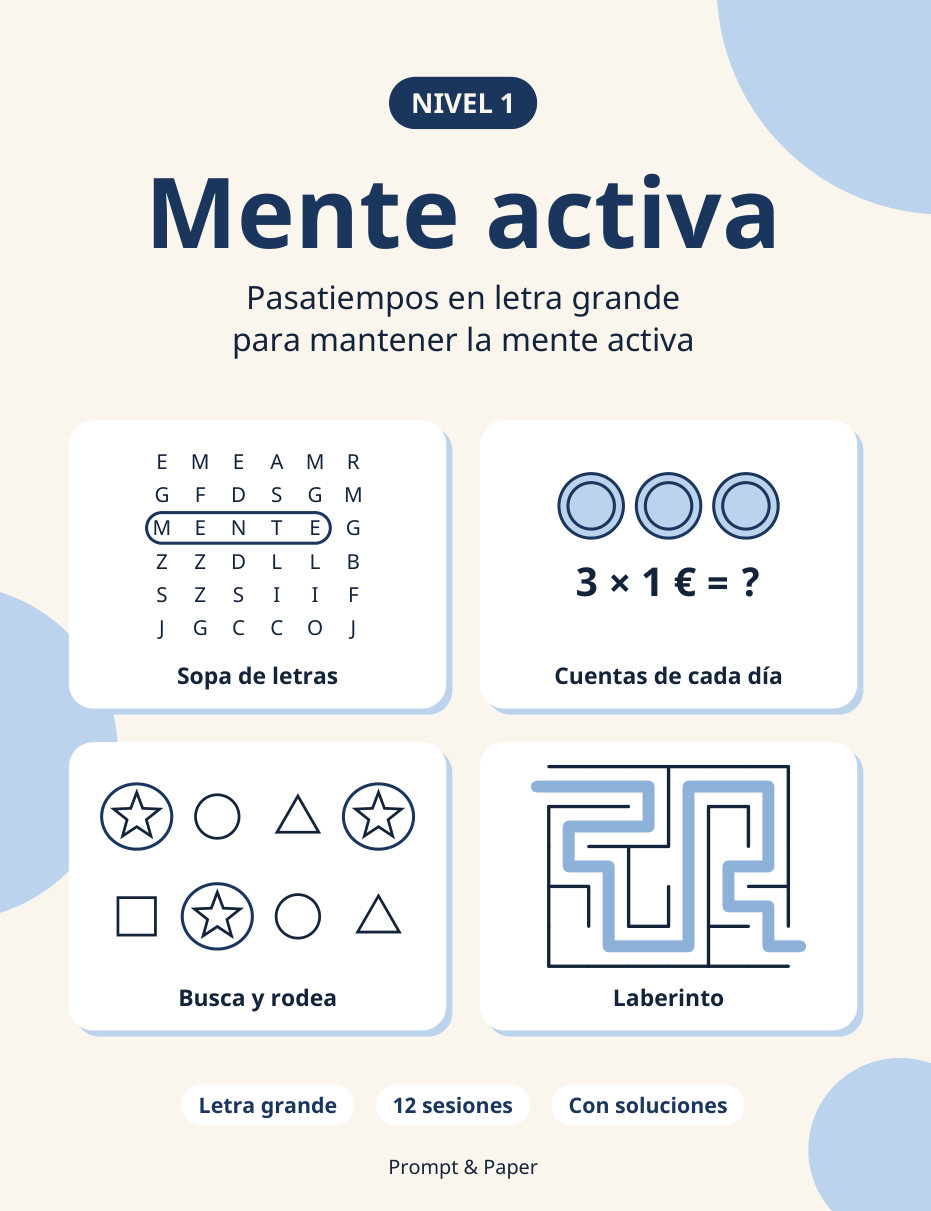 Mente activa, nivel 1