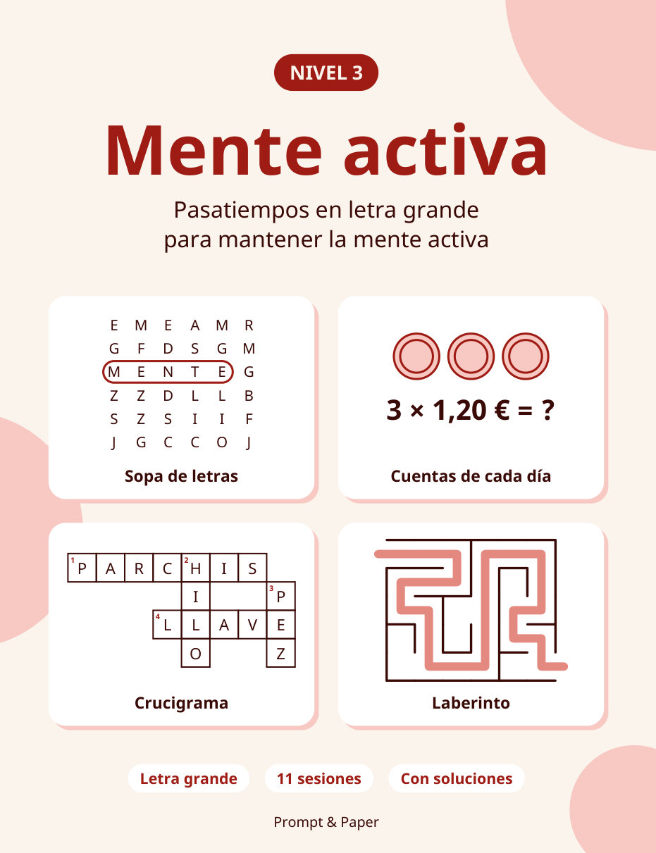 Mente activa, nivel 3